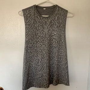 Lulu lemon low cut side tank top